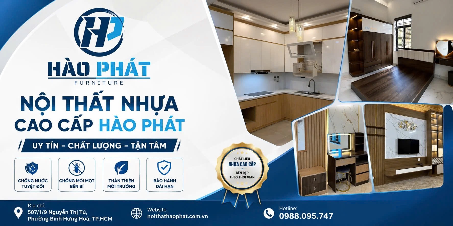 Nội thất nhựa cao cấp Hoà Phát